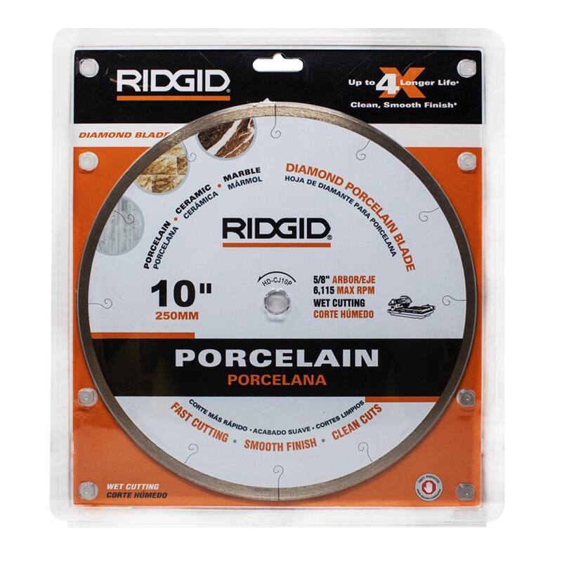 Cuchilla de diamante premium para azulejos de 10 pulgadas - HD-CJ10P