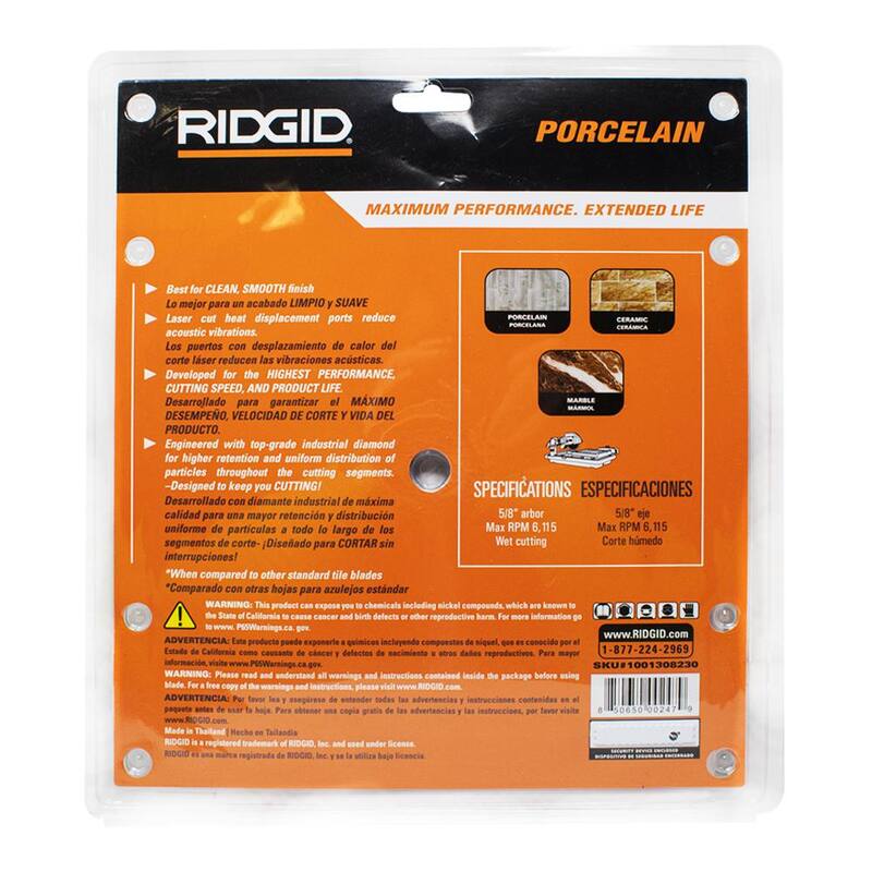 Cuchilla de diamante premium para azulejos de 10 pulgadas - HD-CJ10P