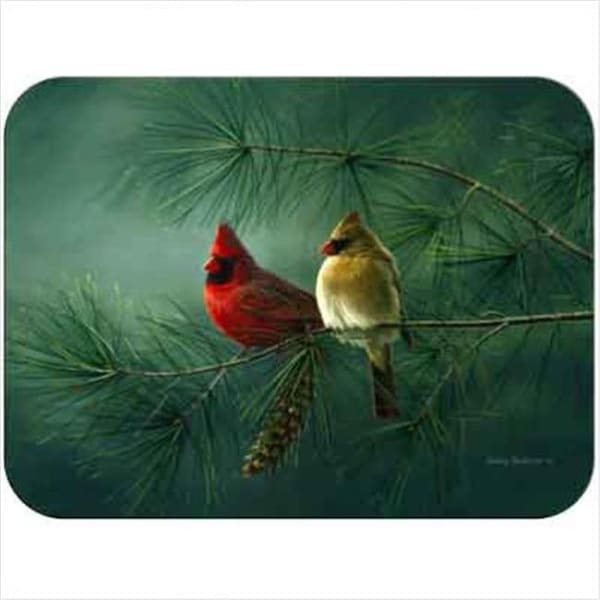 Fastfood McGowan  Tuftop Cardinals and White Pine Cutting Board- Small - FA1595307