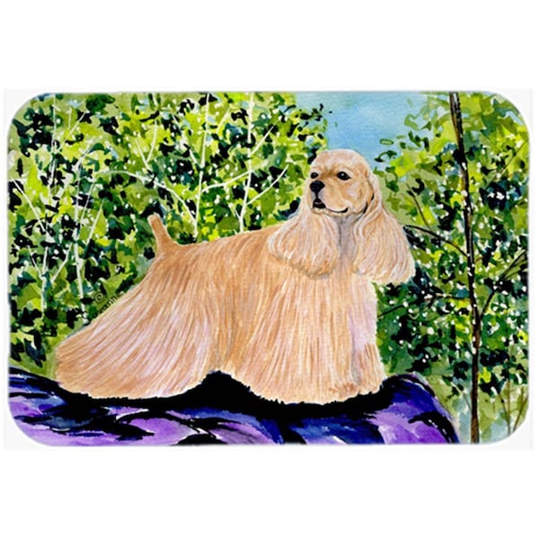 Carolines Treasures SS8668LCB Cocker Spaniel Glass Cutting Board, Large - SS8668LCB