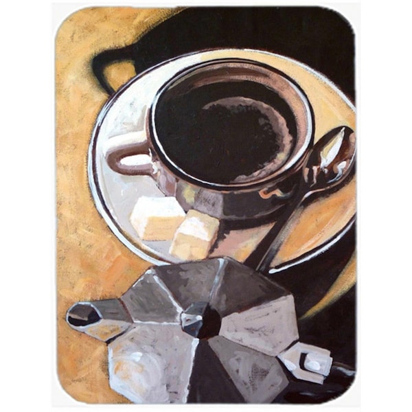 Carolines Treasures ARA0086LCB Coffee I by Roy Avis Glass Large Cutting Board - ARA0086LCB