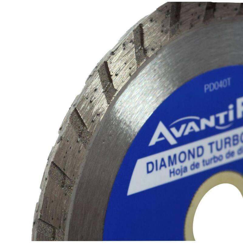 Hoja de Diamante Turbo de 4 pulgadas Avanti Pro - HD-T40S8