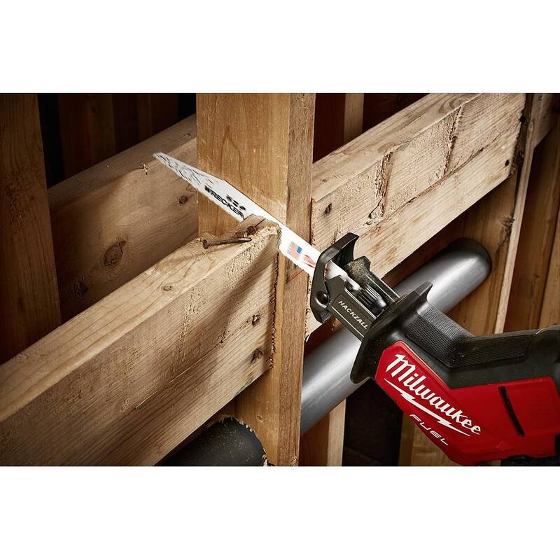 Cuchillas de sierra reciproca WRECKER de demolición Multi-Material de 6 pulgadas y 7/11 TPI de Milwaukee (paquete de 5) - 48-00-5701