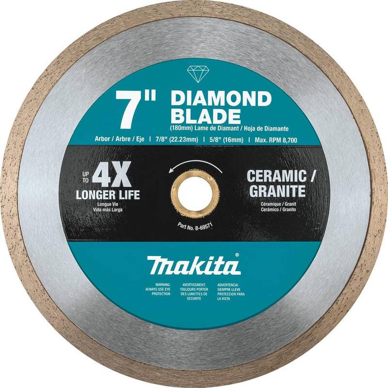 Disco de Diamante de Borde Continuo de 7 pulgadas para Uso General - B-69571