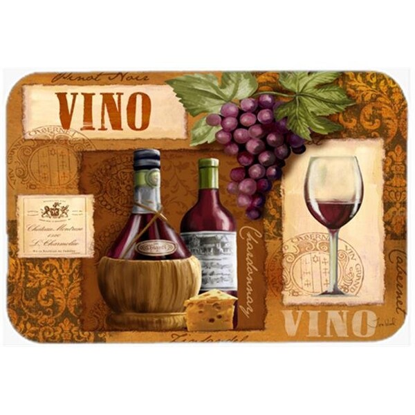 Carolines Treasures Carolines Treasures PTW2045LCB Vino Wine Glass Cutting Board; Large - PTW2045LCB