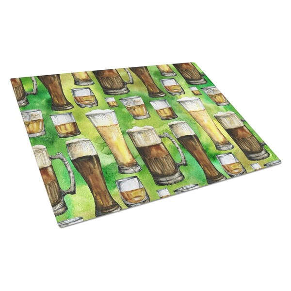 Carolines Treasures Irish Beers Glass Cutting Board Large - BB5758LCB