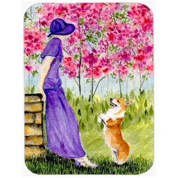 Carolines Treasures Carolines Treasures SS8616LCB Corgi Glass Cutting Board - Large; 15 H x 12 L in. - SS8616LCB