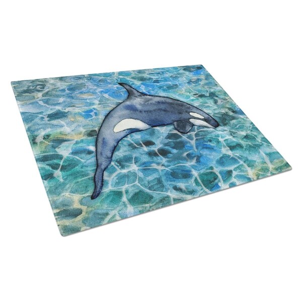 Carolines Treasures Killer Whale Orca No.2 Glass Cutting Board Large - BB5335LCB