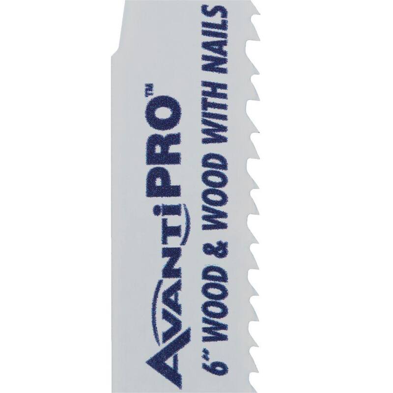 Juego de hojas de sierra reciproca bimetálicas Avanti Pro (9 piezas) - PS009S