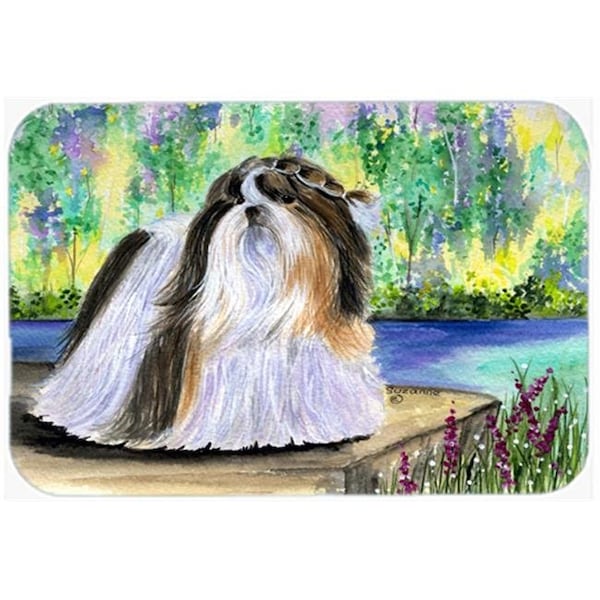 Carolines Treasures Carolines Treasures SS8329LCB 15 x 12 in. Shih Tzu Glass Cutting Board - Large - SS8329LCB