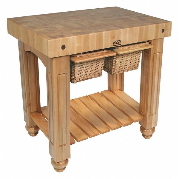 John Boos & Co Gathering Block, Natural, 36"x24"x4" - CU-GB3624-N