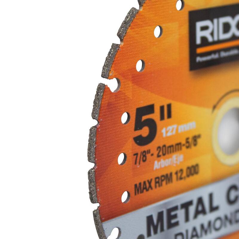 Cuchilla de corte de metal de 5 pulgadas con diamante - HD-MTL50