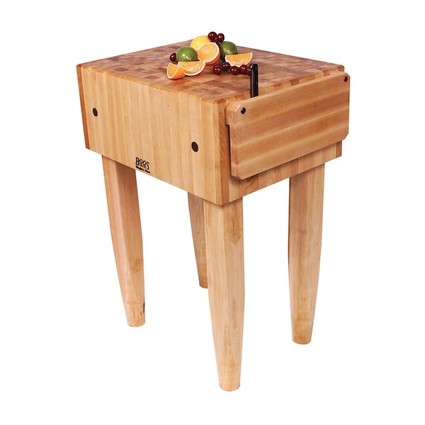 John Boos & Co Boos Block, Holder, Black Legs, 18"x18"x10" - PCA1-BK