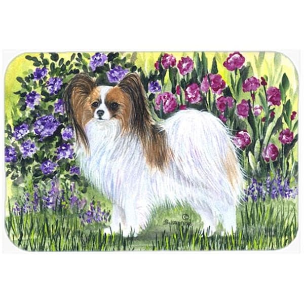 Carolines Treasures Carolines Treasures SS8153LCB Papillon Glass Cutting Board - Large; 15 H x 12 L in. - SS8153LCB