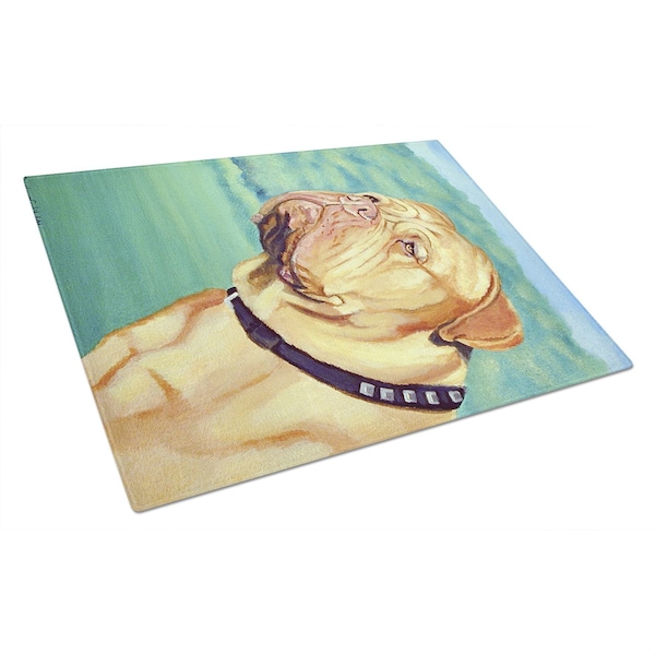 Carolines Treasures Dogue de Bordeaux Glass Cutting Board - Large- 15 x 12 in. - 7024LCB