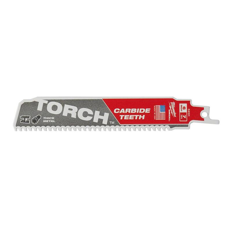 Juego de hojas para sierra sable de corte de metal BiMetal Milwaukee SAWZALL (32 piezas) con 4 hojas de carburo - 49-22-1216Y-49-22-1216Y