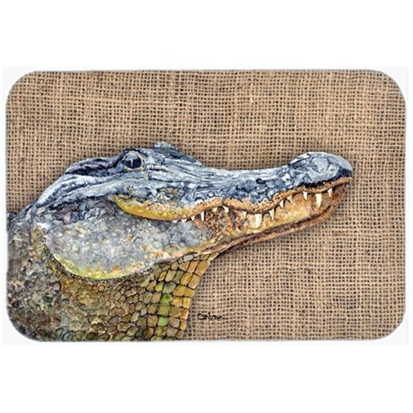 Carolines Treasures Carolines Treasures 8733LCB Alligator Glass Cutting Board - Large - 8733LCB