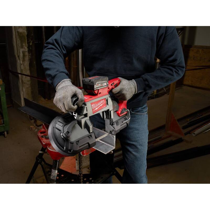 Milwaukee 44-7/8 pulg. 24 TPI Hojas de sierra de banda portátiles de corte profundo de bimetálico (paquete de 2) para M18 FUEL/Con cable - 48-39-0534