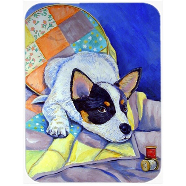 Carolines Treasures Australian Cattle Dog Sew Perfect Glass Cutting Board - Large- 15 x 12 in. - 7050LCB