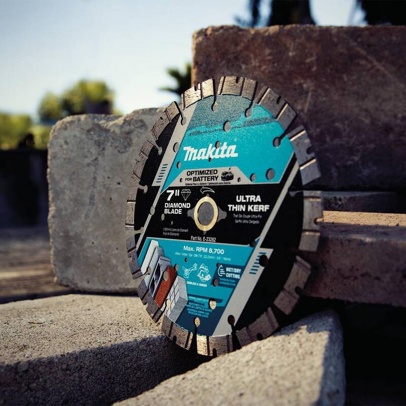 Disco de Diamante de Borde Segmentado de 7 pulgadas de Makita - E-23282