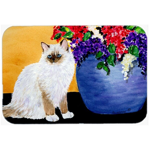Carolines Treasures SS8604LCB Cat - Ragdoll Glass Cutting Board, Large - SS8604LCB