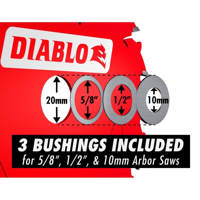 Hoja de sierra circular DIABLO de 5-1/2 pulgadas y 50 dientes para aluminio - D055050NMX