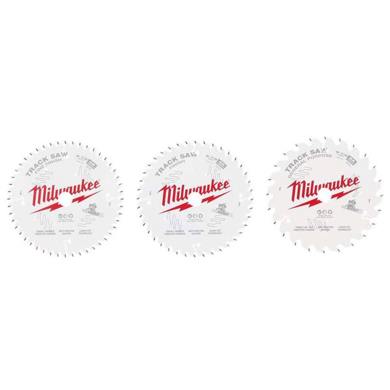 Milwaukee 6-1/2 pulgadas Hojas de Sierra Circular de Carburo Variadas (3 piezas) - 48-40-0627-48-40-0625-48-40-0624