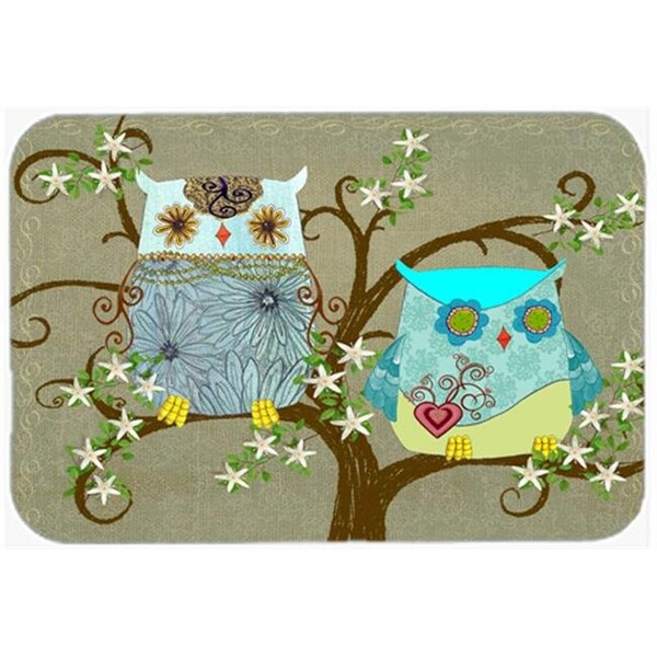 Carolines Treasures Carolines Treasures PJC1094LCB The Friendly Ladies Owl Glass Cutting Board; Large - PJC1094LCB
