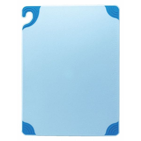 Saf-T-Grip Cutting Board, Co-Polymer, 9" x 12", Blue - CBG912BL