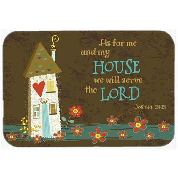 Carolines Treasures Carolines Treasures VHA3005LCB As for Me & My House Glass Large Cutting Board - VHA3005LCB