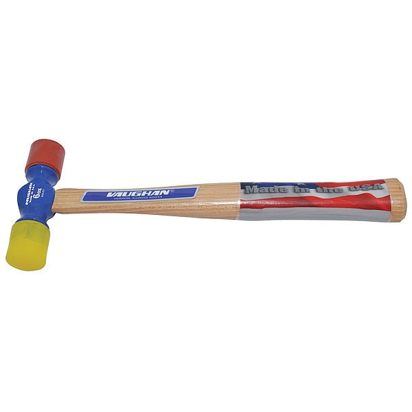 Vaughan 6 oz. Soft Face Hammer, 10 1/2 in L Wood Handle - SF6