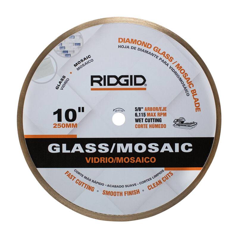 Cuchilla para azulejo de vidrio de 10 pulgadas RIDGID - HD-GT10P