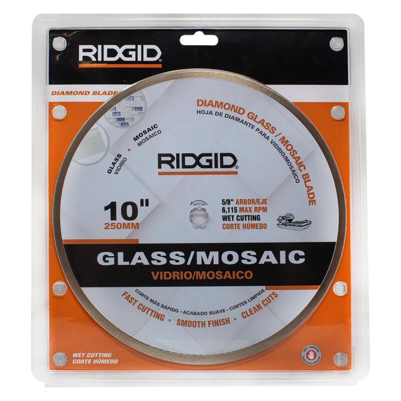 Cuchilla para azulejo de vidrio de 10 pulgadas RIDGID - HD-GT10P