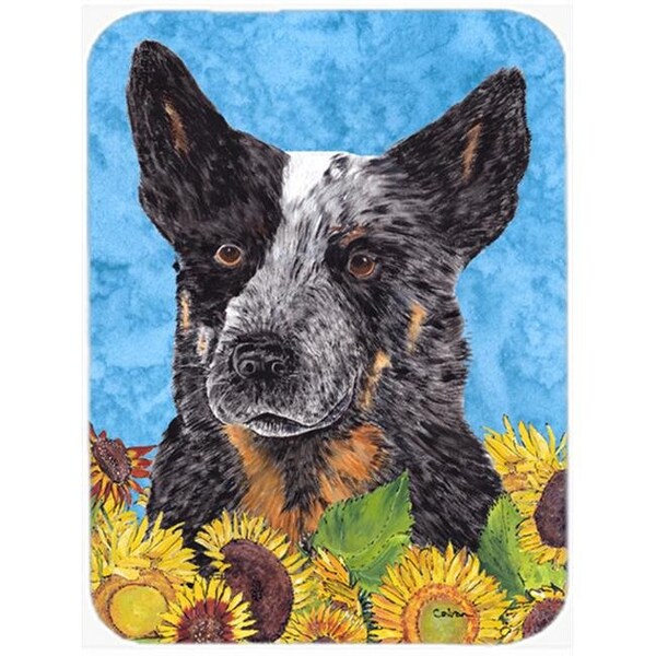 Carolines Treasures Carolines Treasures SC9055LCB 15 x 12 in. Australian Cattle Dog Glass Cutting Board - Large - SC9055LCB