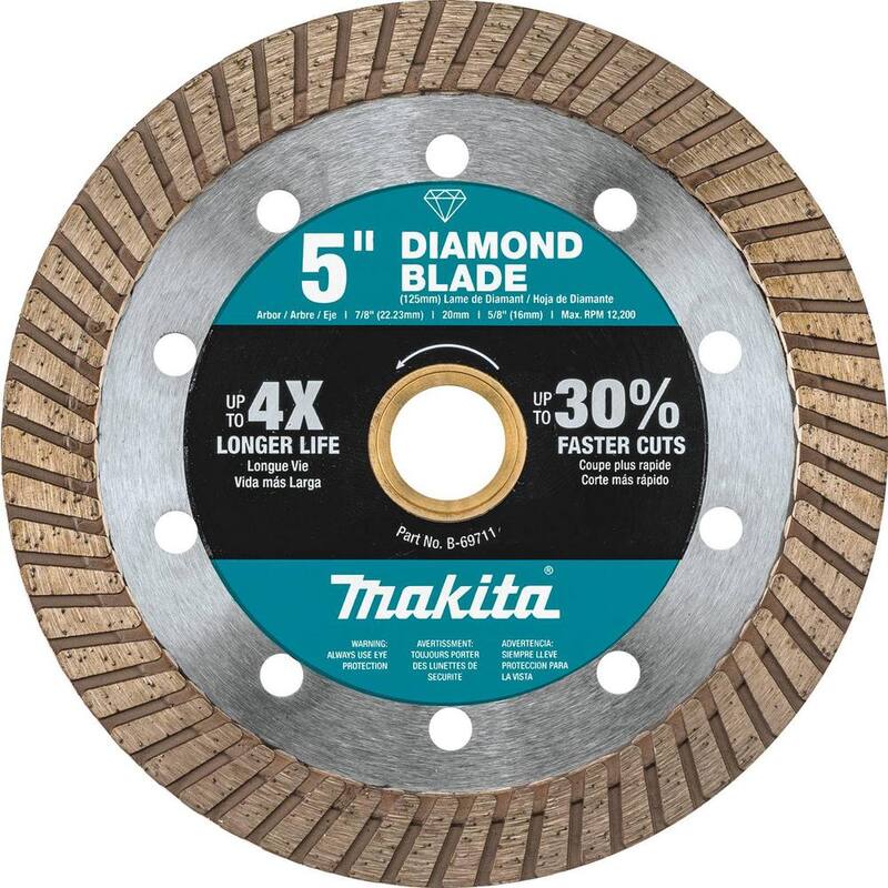 Disco de Diamante de Borde Turbo de 5 pulgadas para Uso General - B-69711