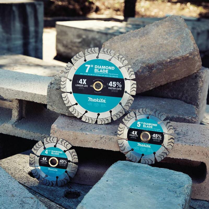 Disco de Diamante Segmentado Turbo de 4.5 pulgadas para Uso General - E-23313 Makita