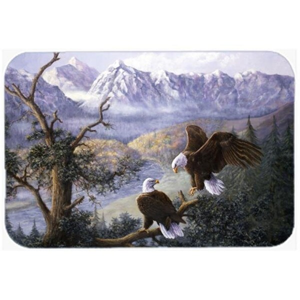Carolines Treasures Carolines Treasures BDBA0153LCB Eagles by Daphne Baxter Glass Large Cutting Board - BDBA0153LCB