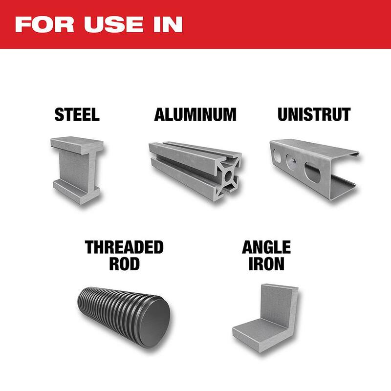Milwaukee 10 pulgadas x 50 dientes de carburo Hoja de sierra circular para corte de metal - 48-40-4260