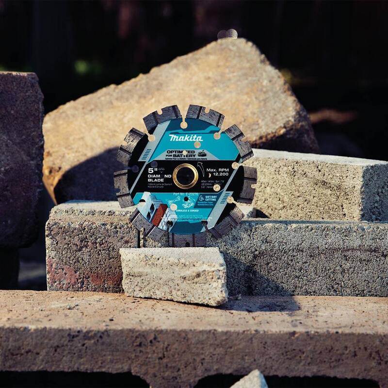 Disco de Diamante de Borde Segmentado de Corte Delgado de 5 pulgadas Makita - E-23276