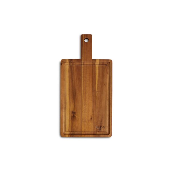 Bklyn Steel Co. Acacia Santos Paddle Board with Juice Well - Md - 28899