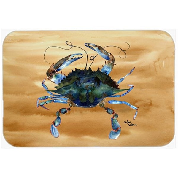 Carolines Treasures Carolines Treasures 8159LCB 15 x 12 in. Crab Glass Cutting Board - Large - 8159LCB