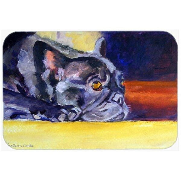 Carolines Treasures Carolines Treasures 7331LCB Black French Bulldog Sunny Glass Cutting Board; Large - 7331LCB
