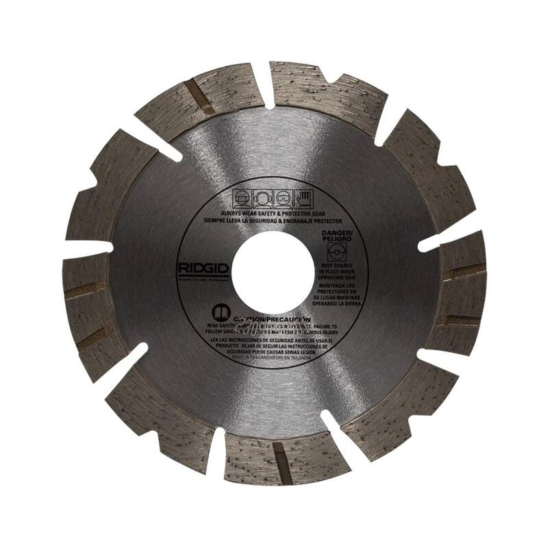 RIDGID 4-1/2 pulgadas Hoja de Diamante con Rin Segmentado para Corte de Albañilería - 25-SG45IP