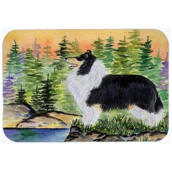 Carolines Treasures Carolines Treasures SS8203LCB Collie Glass Cutting Board; Large - SS8203LCB