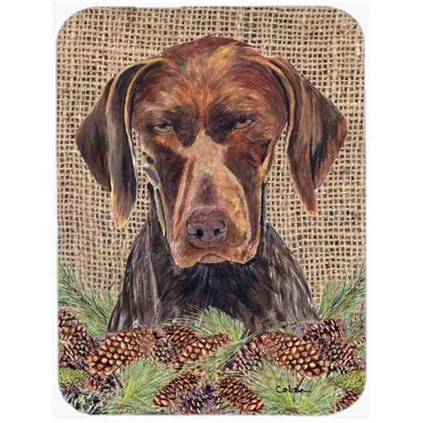 Carolines Treasures Carolines Treasures SC9035LCB 15 x 12 in. German Shorthaired Pointer Glass Cutting Board - Large - SC9035LCB