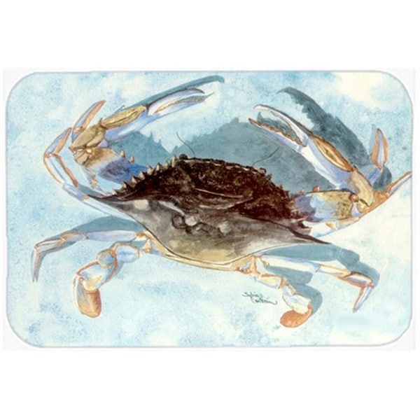 Carolines Treasures Carolines Treasures 8011LCB 15 X 12 In. Blue Crab Glass Cutting Board Large Size - 8011LCB