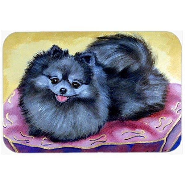 Carolines Treasures Carolines Treasures 7503LCB Pomeranian Glass Cutting Board - Large; 15 x 12 in. - 7503LCB