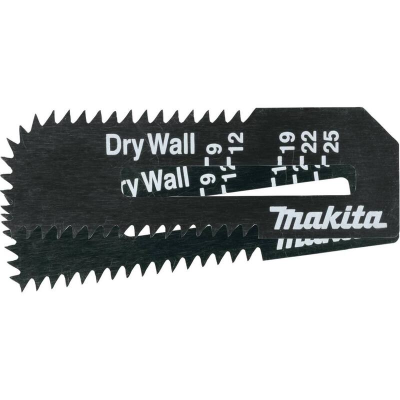 Hojas de sierra para yeso Makita XDS01Z Cut-Out (paquete de 2) de acero al carbono de alta calidad (HCS) - B-49703