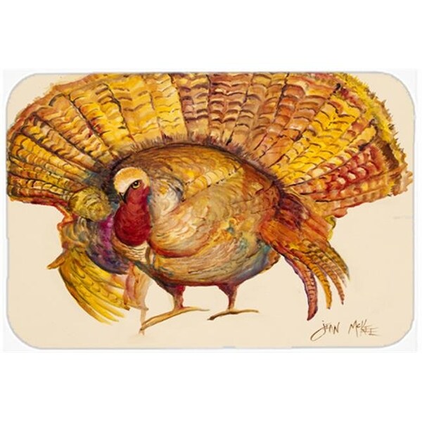Carolines Treasures Carolines Treasures JMK1023LCB Turkey Glass Cutting Board; Large - JMK1023LCB
