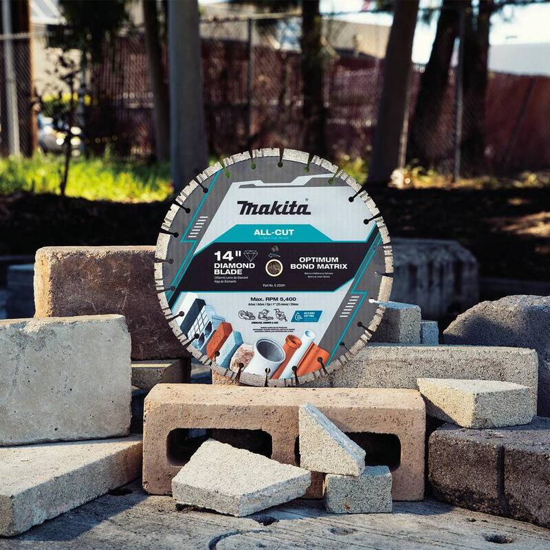 Disco de Diamante Makita de 14 pulgadas con Borde Segmentado para Todo Tipo de Cortes - E-23341